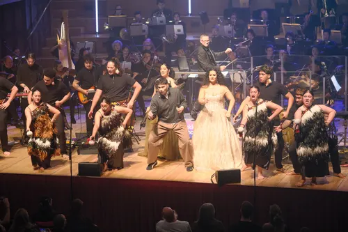 David Kay conducting Matariki Waiata Anthems with Auckland Philharmonia